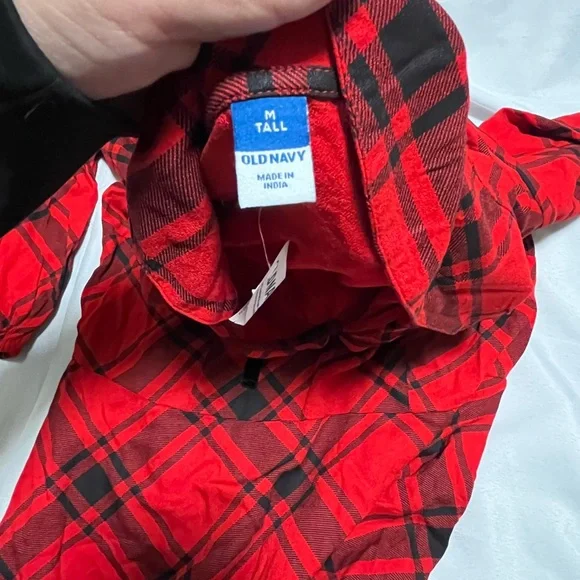 Old Navy Red and Black Plaid woman Dress - Picture 3 of 3